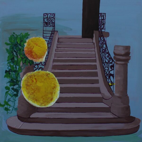 "Herskablig velkomst" akryl 100 x 100