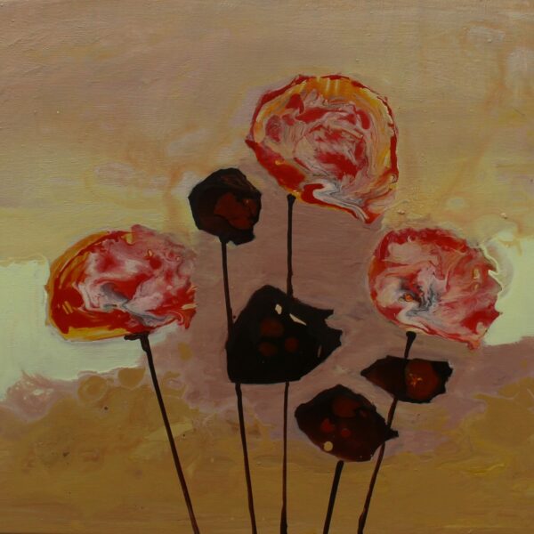 "Is i magen" akryl 50 x 60