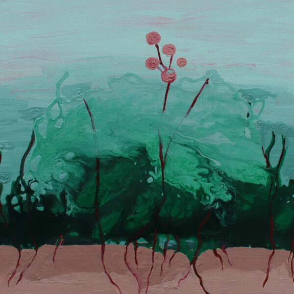 "Røtter" akryl 50 x 60
