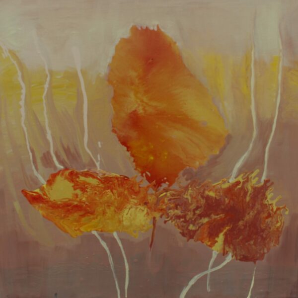 'sol i hjertet" Akryl 100 x 100