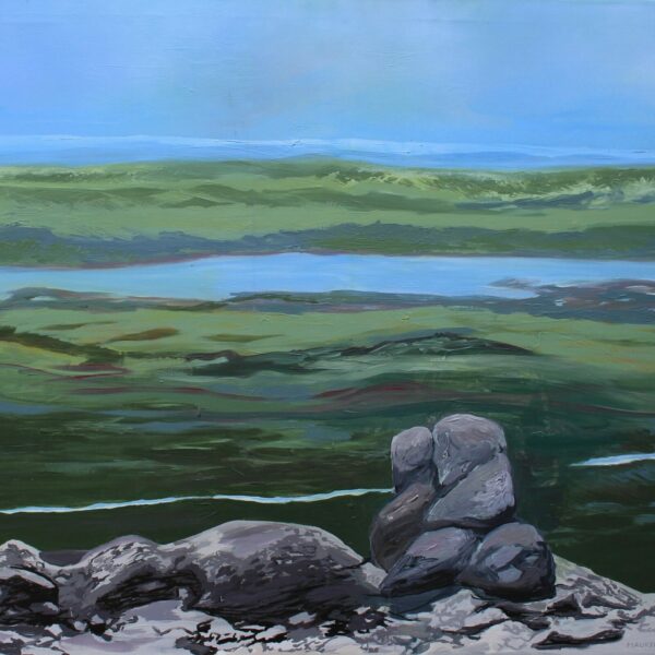 "Hallingskarvet" akryl 100 x 120